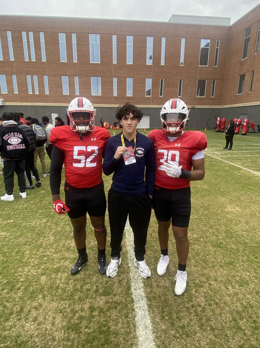 Had a great time visiting the University of Maryland. Thank you for great hospitality. <a href="/LawScottie/">Scottie Law</a> <a href="/GabeGarciaFB/">Gabe Garcia</a> <a href="/lancethompson_/">Lance Thompson</a> <a href="/CoachP_eterson/">Coach P 🍎🏈📚🎓CoachesHelpingCoaches</a>