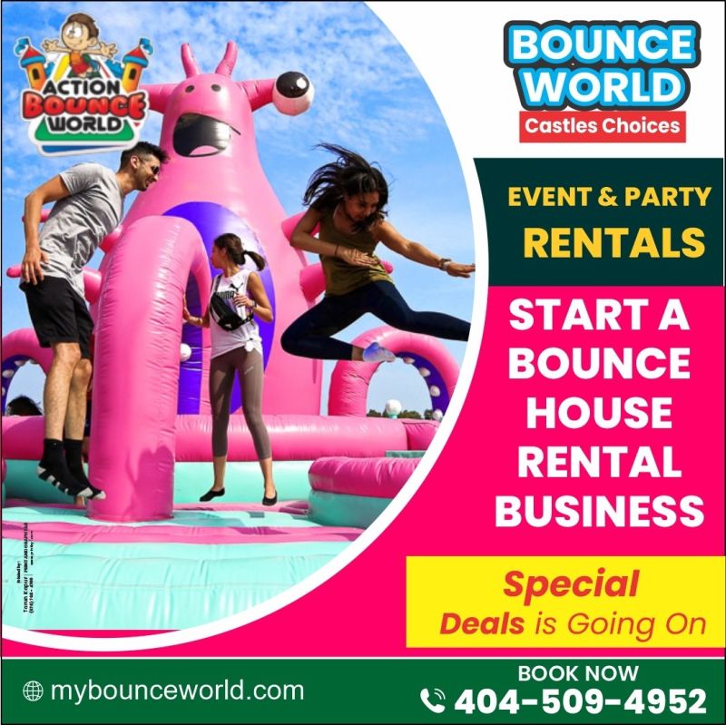 Jump into the excitement with our special deals on event and party rentals! Don't miss out on the fun! 🎉🏰
.
.
Tags
#SpecialDeals #BounceHouseRental #PartyTime #InflatableMagic #OutdoorPlaytime #FamilyEntertainment #JumpAndPlay #MyBounceWorld #FunForAllAges #atlanta #GA #USA