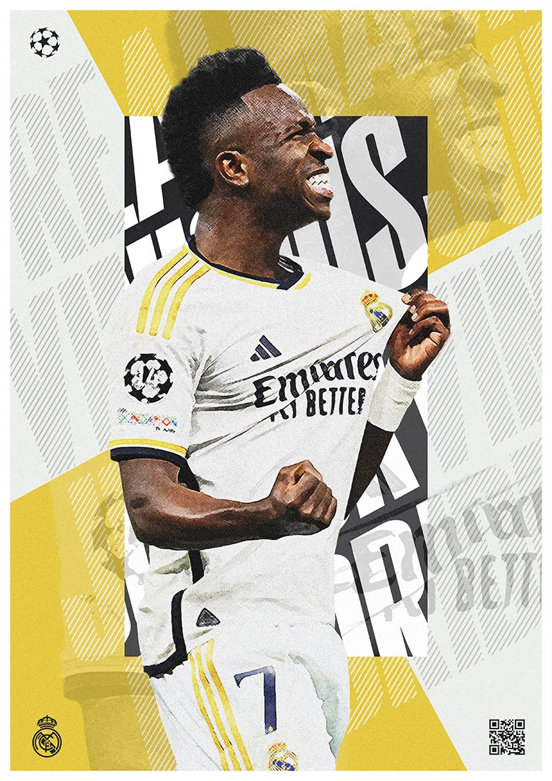 etsy.me/4aeMQaq⚽️Vinícius Junior Real Madrid poster for 2,99€ @vinijr @realmadrid @ChampionsLeague