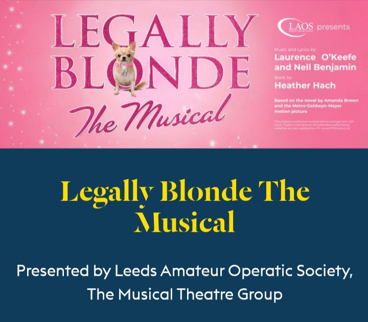 Superb production of Legally Blonde by Leeds Amateur Operatic Society @GrandTheatreLS1 this afternoon. Really top notch. ⭐⭐⭐⭐⭐