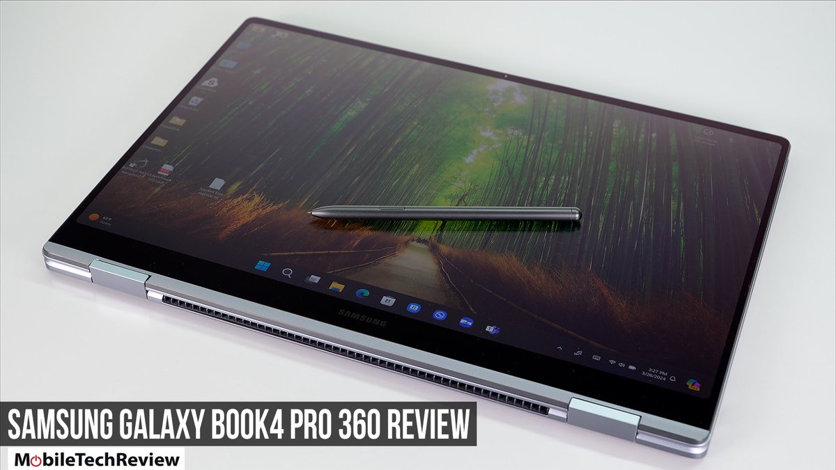 Here's my review of the 16' Samsung Galaxy Book4 Pro 360. It's a 2-in-1 laptop with Intel Meteor Lake an OLED display and an S Pen that artists will like. youtube.com/watch?v=Y08Sra…