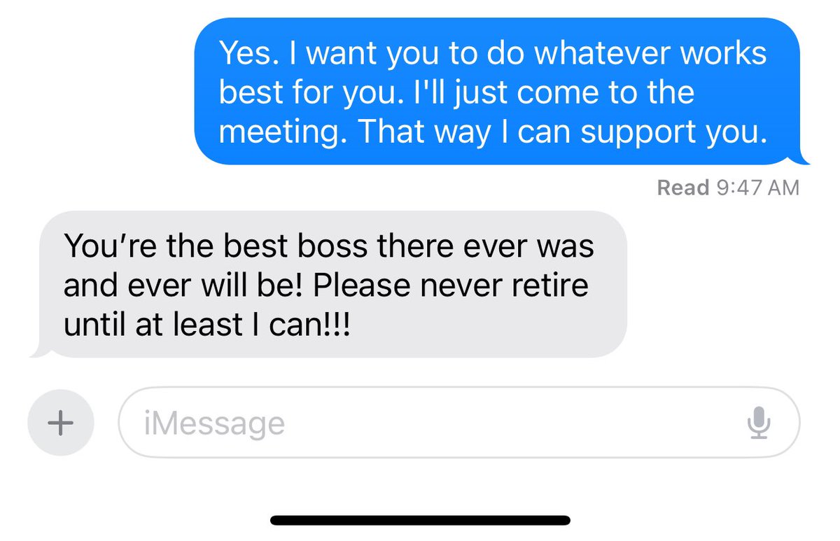 I am such a words person. Messages like this from our staff make the hard days and the hard situations feel bearable. I know I'm the lucky one.