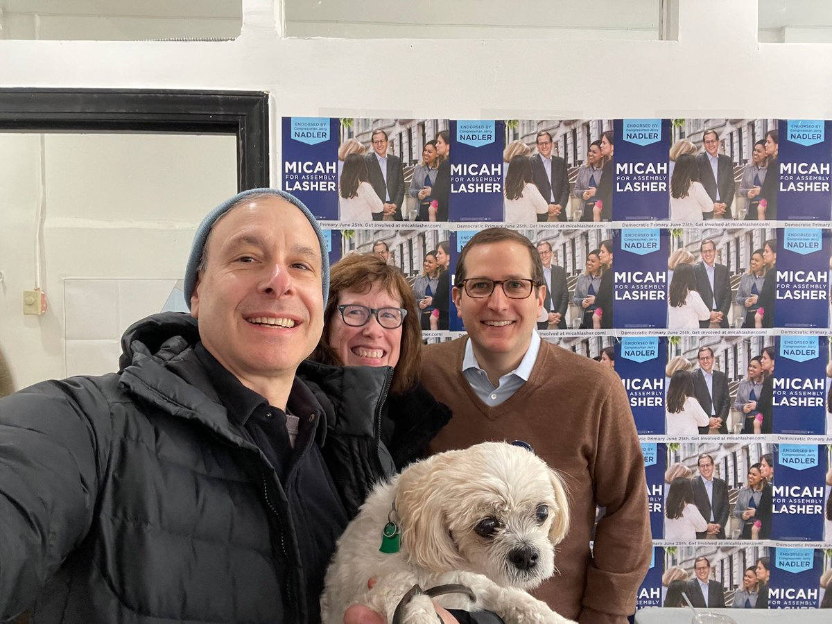 It was wonderful to see so many friends — new and longstanding — at @Team_Lasher’s campaign office opening today. And a special thanks to @LindaBRosenthal and @bradhoylman for taking the time to join us!