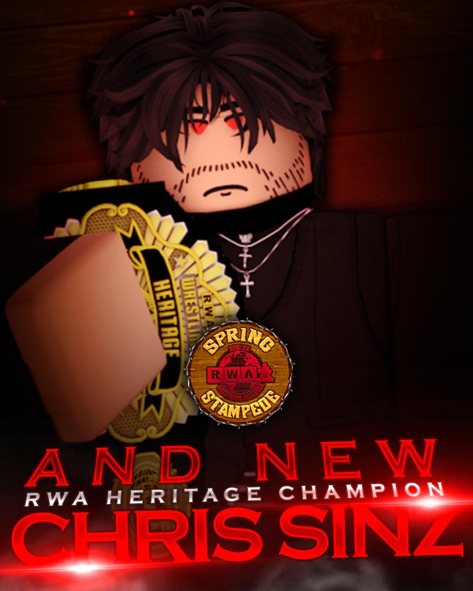 .#ANDNEW

In his now 'Big Money' Persona.. @D00K_Z overcame 5 others to claim the vacant Heritage Championship.. and is your NEW RWA Heritage Champion!

Who will be first to take on Sinz for his Championship?