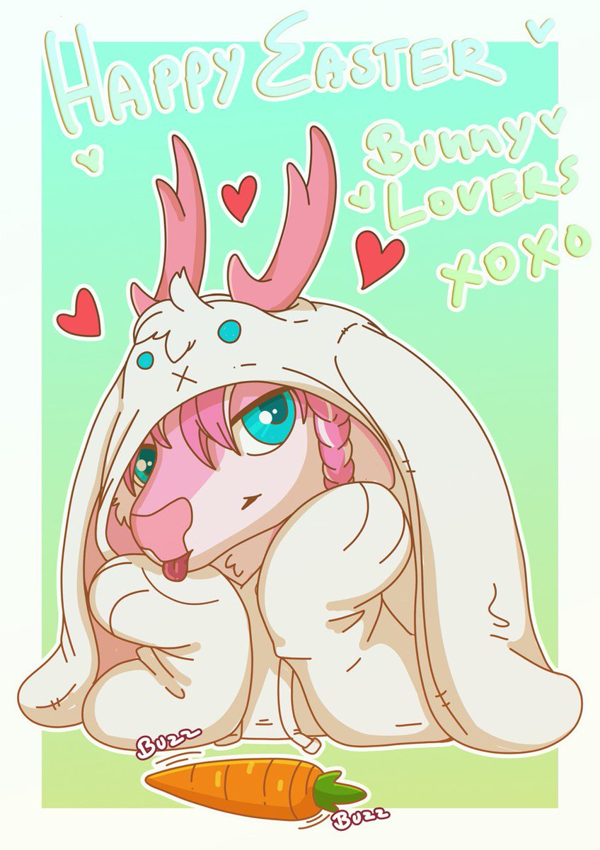 Happy easter for you all cuties! 🦌🥕
🎨 : my sweet <a href="/EtriiAD/">Etrii || Carrot Field at Night</a> ^^