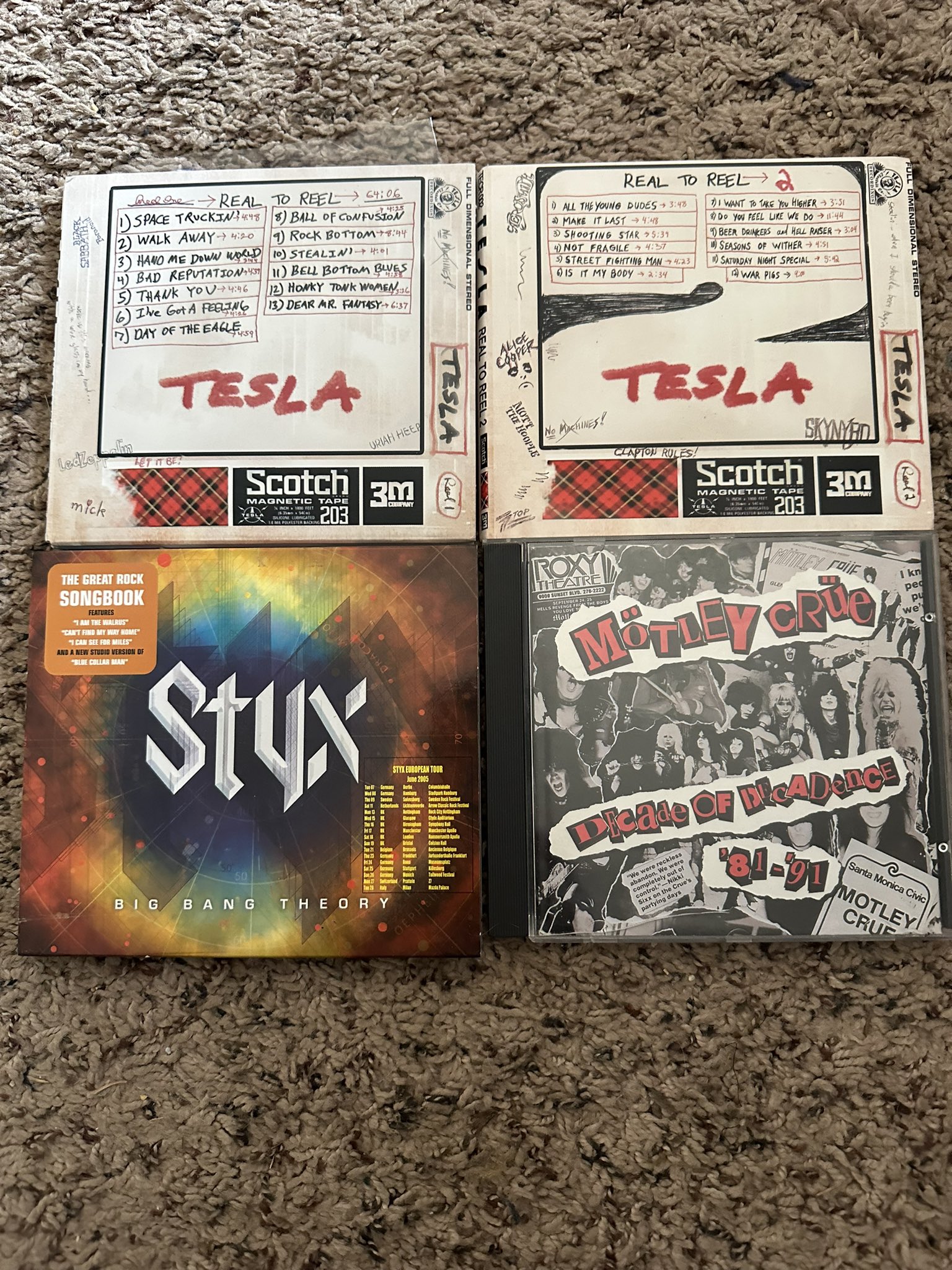 James on X: More CD online purchases. Tesla- Real To Reel Volume