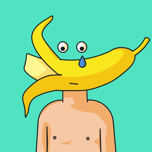 129 - Big Yellow Banana 3 #illustration #digitalart #illustrationartist #vector #colour #creative #weird #surreal  #comic #cartoon #portrait #color #lineart #artist