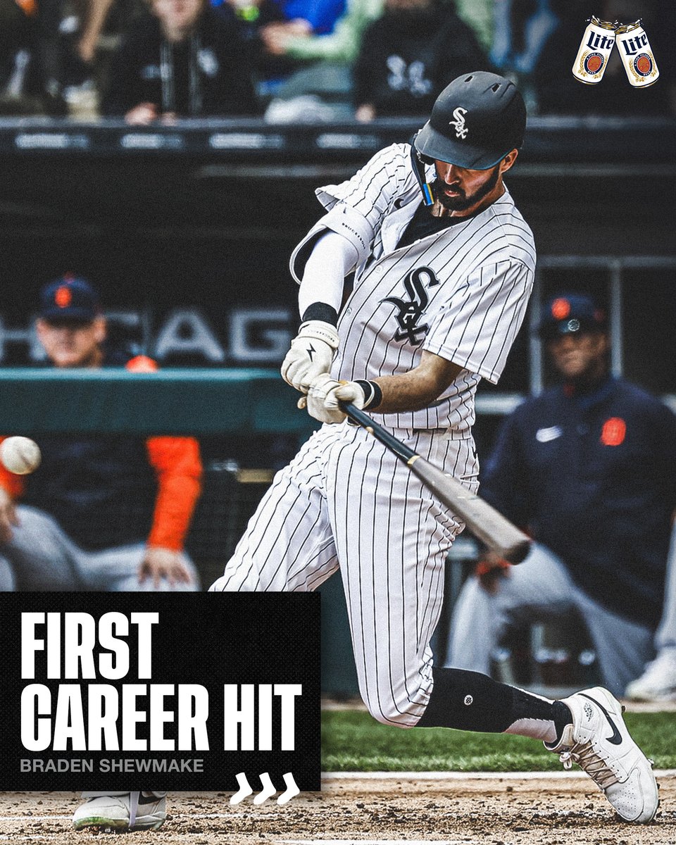 whitesox's tweet photo. That's going to be a memorable first career hit for Braden Shewmake 💥 https://t.co/fFT2xHUTHf