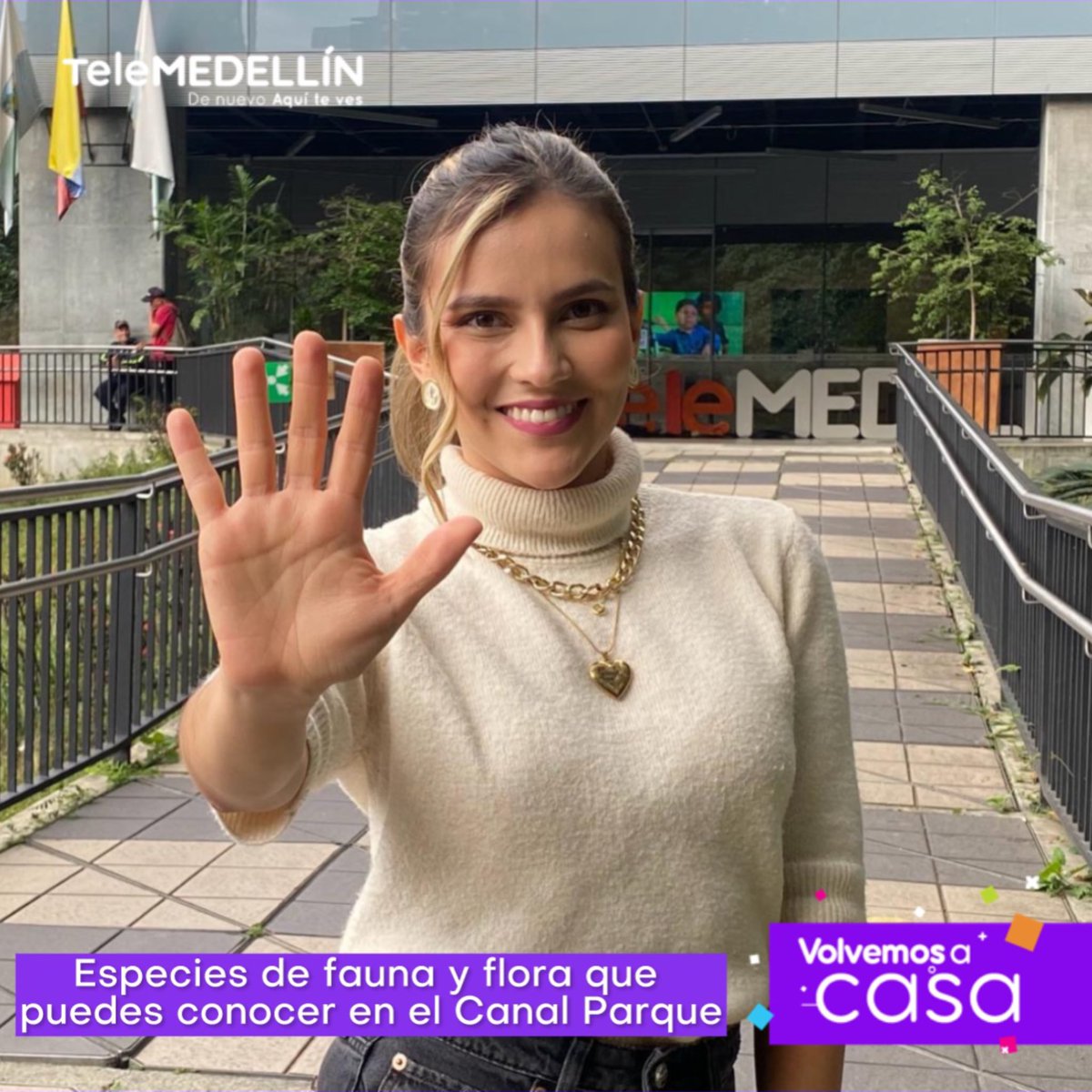 Telemedellin's tweet photo. #VolvimosACasa y en Noticias Telemedellín te contamos algunas de las especies de fauna y flora que pueden avistarse en diferentes zonas del Canal Parque Telemedellín, un ecosistema con varias hectáreas de bosque.
#DeNuevoAquíteVes👉👁️👍
Conócelas aquí.
https://t.co/L8tfXmwXTz https://t.co/9cI5tk2fqx