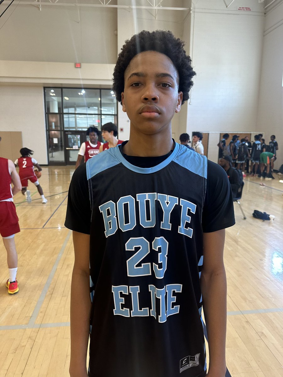 '27 Judah Luster @judahluster2 is a gamer! Big time shot maker hit (3) threes in second half and wasn't shy fighting on the glass. High ceiling long term for the already 6'4 wing. Finished with 15 points. @aj_bouye