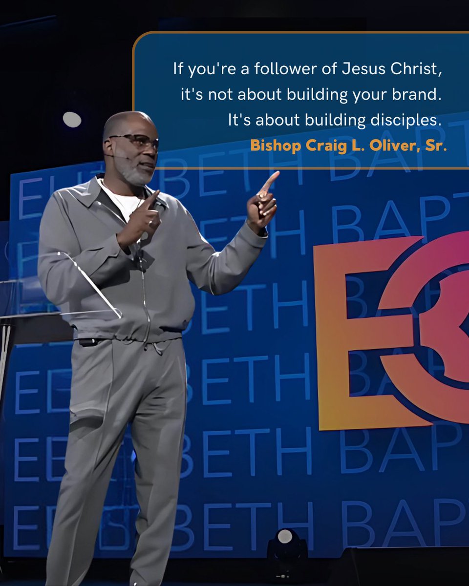 Jesus calls us to build disciples, not brands. Let's make His mission ours.

#EBCInYourCity #EBCCares #AtlantaChurches #SermonQuote #Disciples