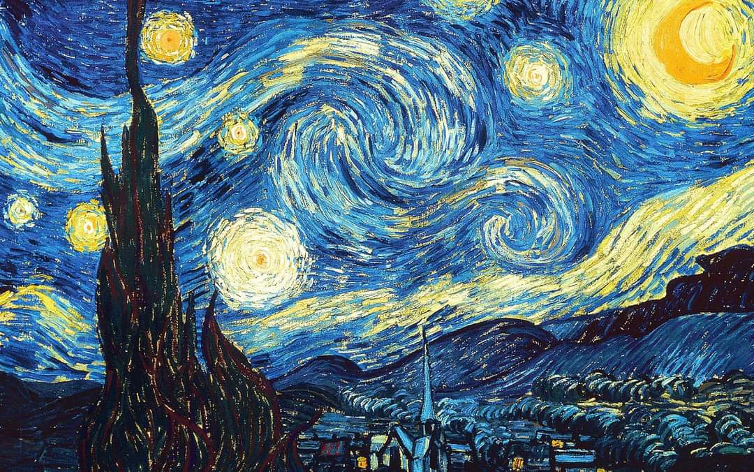 #VincentvanGogh 💛
#30marzo 1853
#natioggi

✨💫🌕💫✨

'Penso spesso che
 la notte è più viva
 e intensamente colorata
 del giorno...'
.