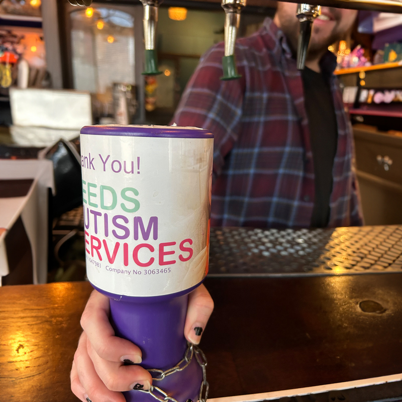 Do you know a business who could host one of our charity collection pots? If you or someone you know could help our charity out by hosting a pot, please use the link below to get in touch: leedsautism.org.uk/contact