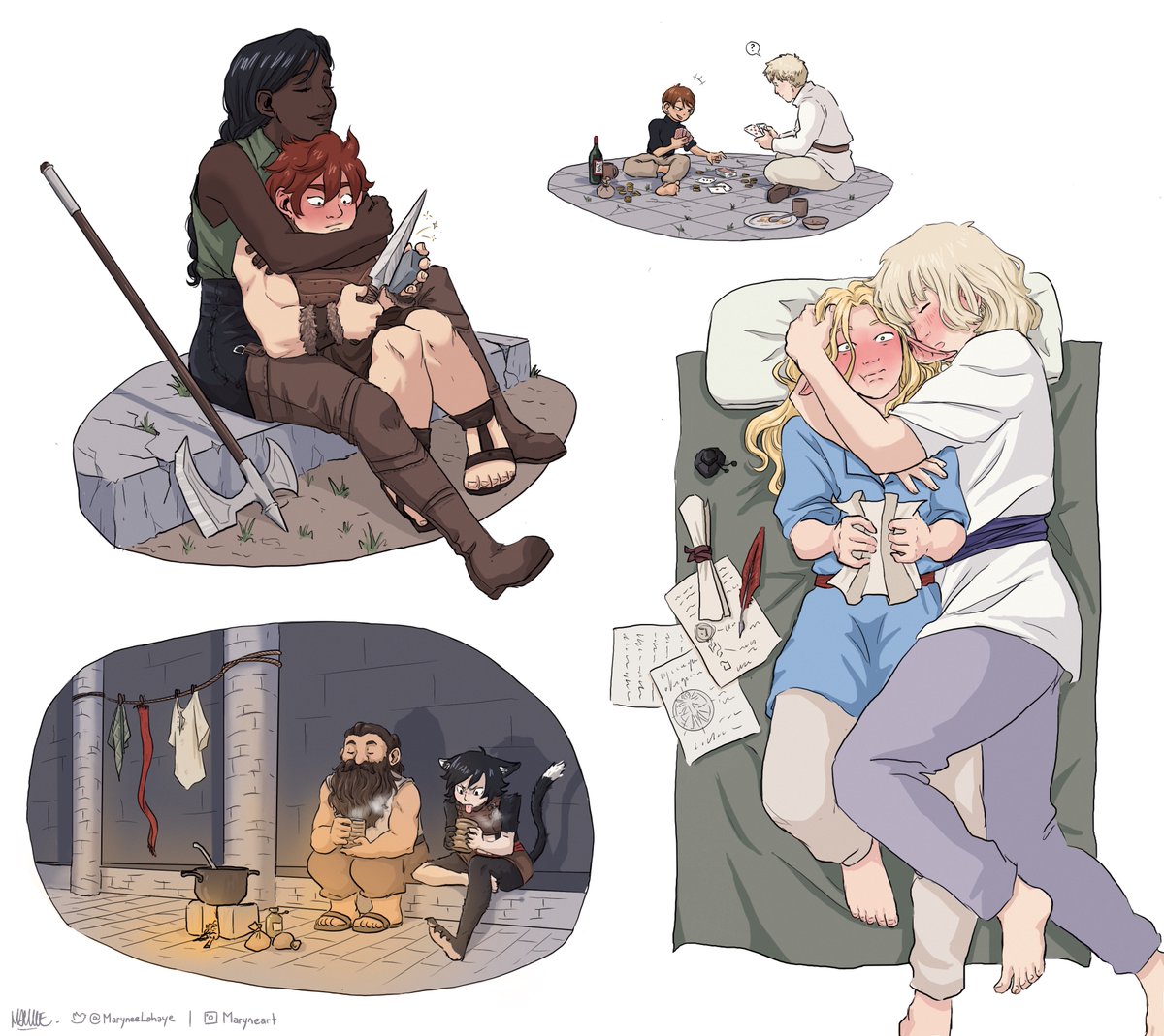 MaryneeLahaye's tweet photo. short rest #dungeonmeshi https://t.co/16WKF2hAXH