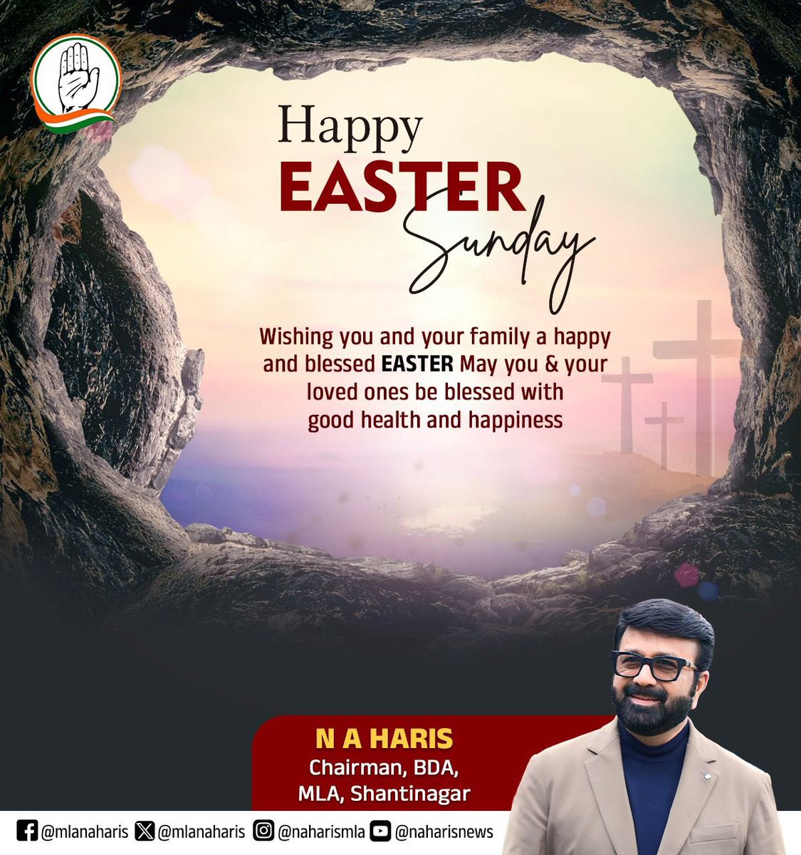 Wishing you and your family a happy and blessed EASTER May you & your loved ones be blessed with good health and happiness. #Easter