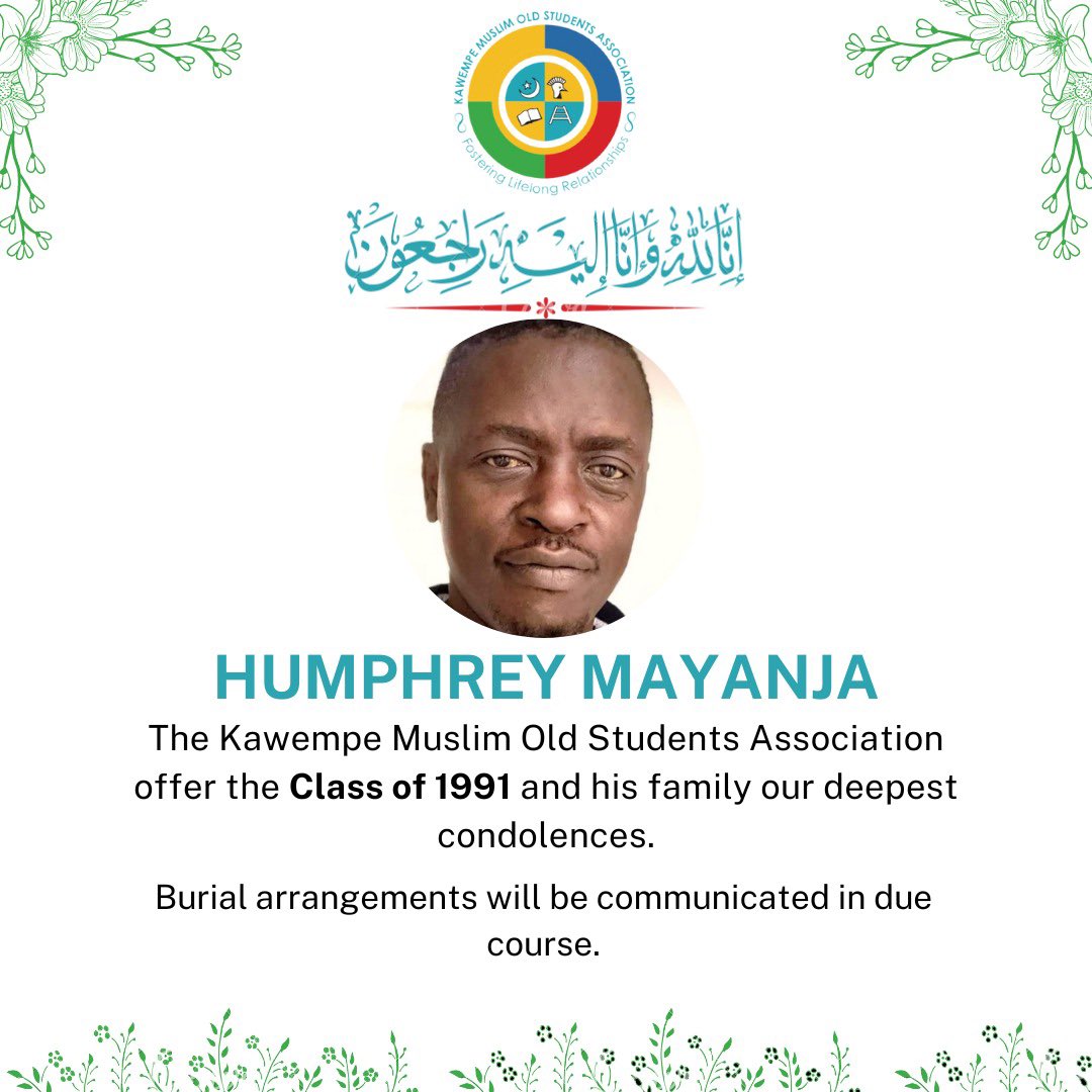 Kamosa sympathises with the Mayanja family in such tough times and may the deceased’s soul rest in eternal peace.