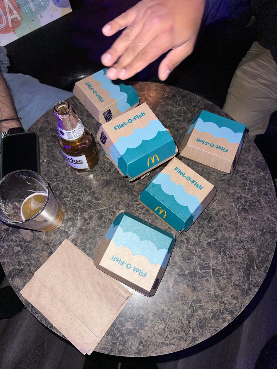 had to bring filet o fish friday to the club 🔥🤷‍♂️