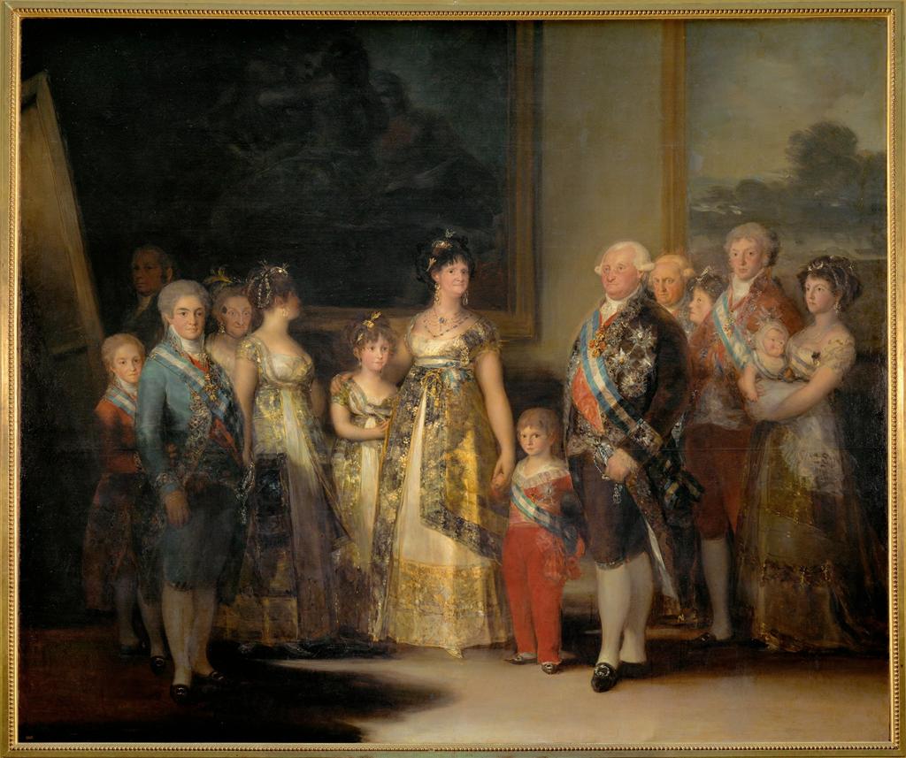 King Charles IV of Spain & family, painted in 1800 by Francisco Goya. Always wonder what they thought of it, or indeed what he thought of them. Today is Goya's day.