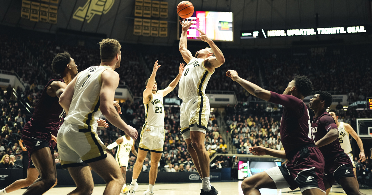 🏀🤩 @BoilerBall is in the Elite Eight! For up-to-date game times, watch parties, and fan headquarters information, head to our Tournament Time website at purdue.university/3lV7fgi.
