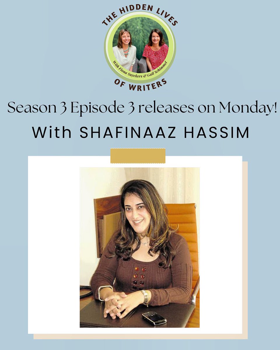Tune in on Monday for a fascinating discussion with SHAFINAAZ HASSIM, whose book Darlings of Durban has everyone talking right now 🌟🎙️ @shafinaaz