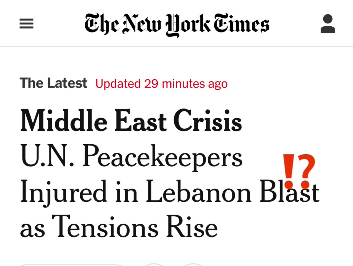 So we’re now calling an Israeli strike on Lebanon a “Lebanon Blast”?