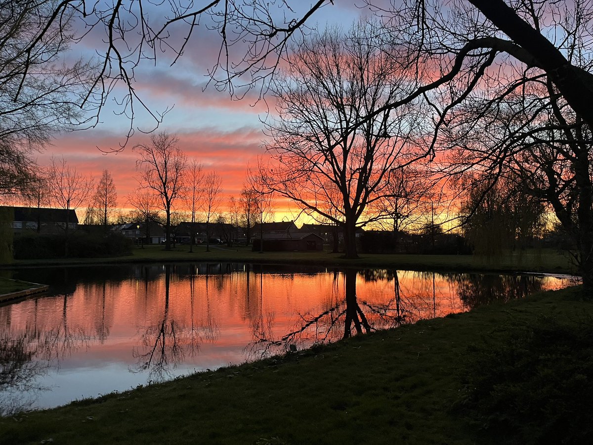 De avond valt …❤️