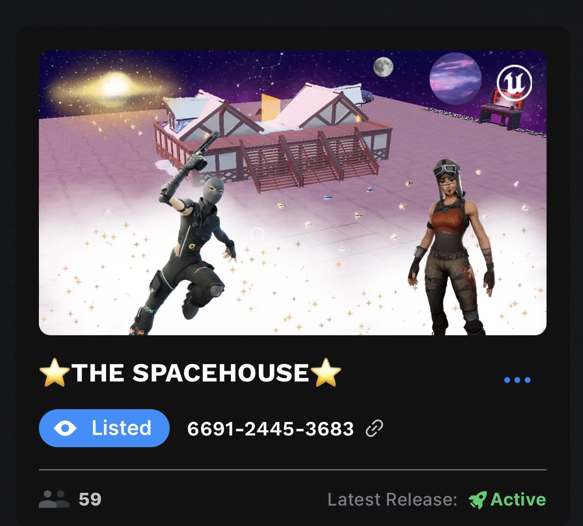 MightFaint000's tweet photo. Just got 60 players on my Map!!!

6691-2445-3683

Thanks for playing 

#fortnite https://t.co/7U10AkJE7e