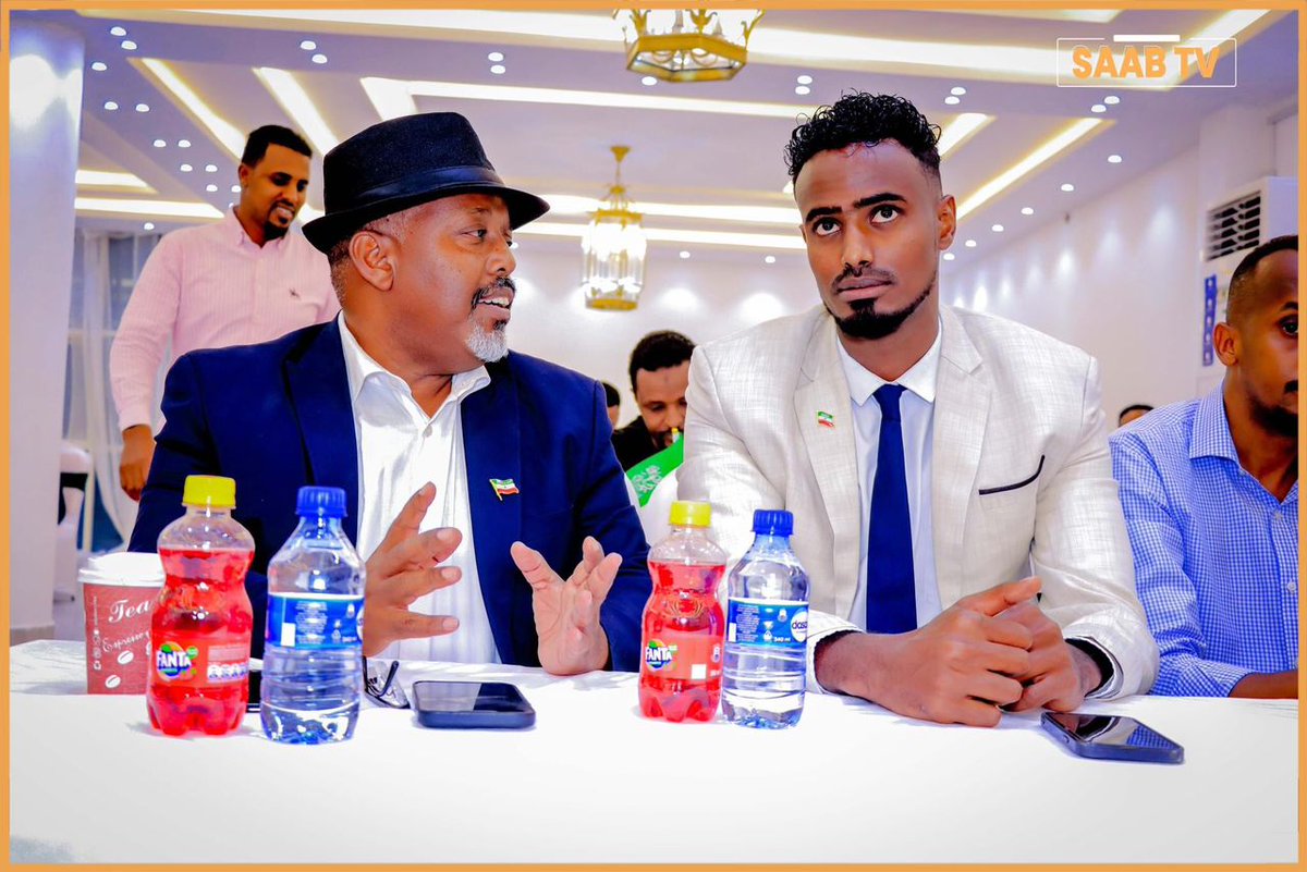 I attended an event organized by young Somalilanders, to say 'thank you' to their compatriot @mohamedkhadar4 for representing our country at the World Youth Festival in Russia. Every time I attend such a youth event, I see hope and bright future for #Somaliland. @MohamedRaambo
