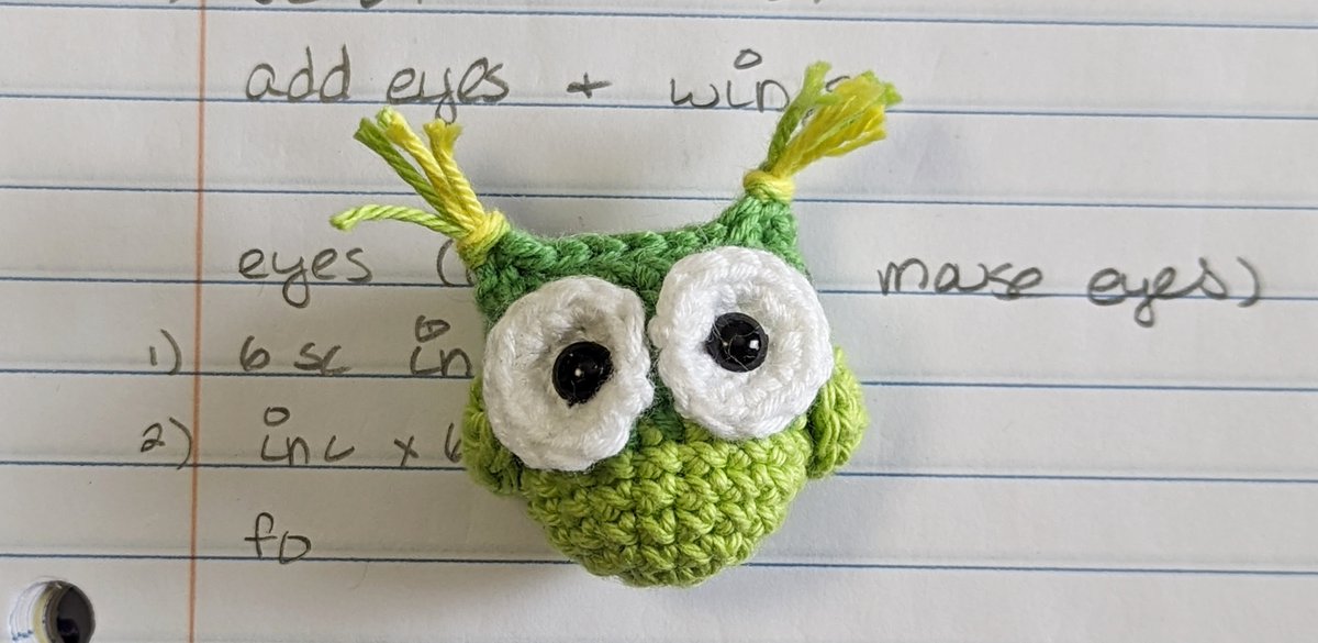 Basic Owl Crochet Pattern Key Chain #Free #RAOCK 
randomactsofcrochetkindness.com/basic-owl-croc…