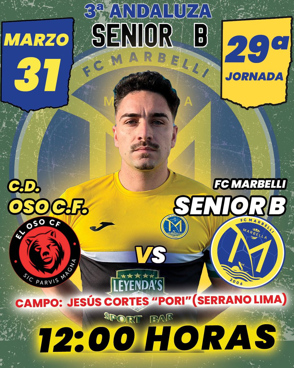 FCMarbelli's tweet photo. Si el tiempo lo permite, el senior b os espera mañana en el Serrano Lima a las 12 (hora nueva), os esperamos https://t.co/iIdSV5qVLE