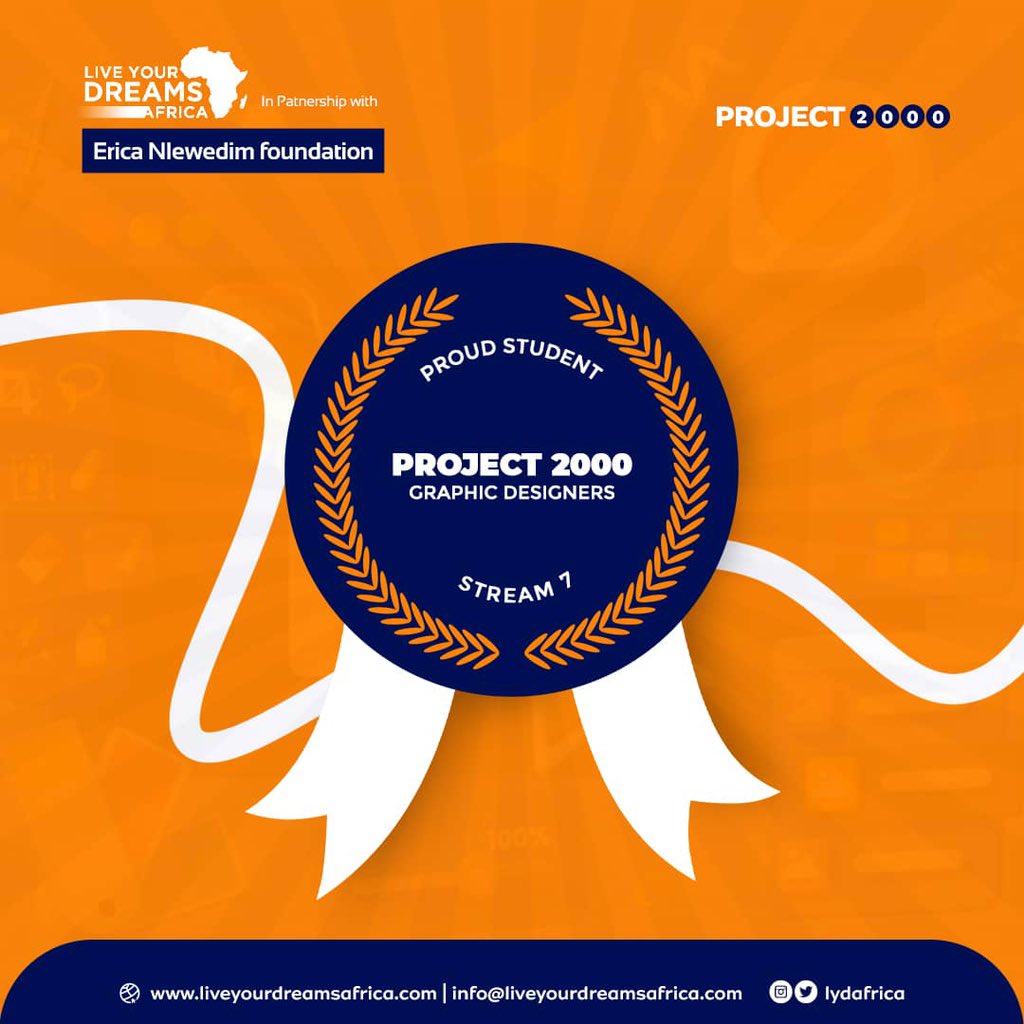 DesignWithOsas's tweet image. Thrilled to announce that I’ve been awarded a scholarship for a graphic design training program! Grateful for this opportunity to enhance my skills. Thank you @lydafrica @iambankole @ericanlewedim for this amazing opportunity.

#project2000 
#project2000graphicdesigners