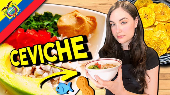 New cooking video! ECUADORIAN Ceviche but this one is a very different recipe watch it here >>> https://t<a href="/tag/vivamexico"class="tags"><span>#vivamexico</span></a>