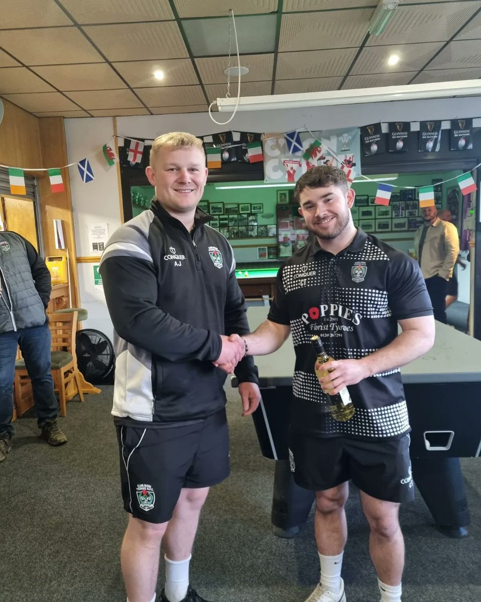 A valiant effort from the boys today leaving 19-28 victors against a strong @CarmAthletic Team Forward of the Match went to Ben James for his high work rate, leadership in the pack Back of the match went to Cian Trevelyan for being busy in attack, causing chaos for Athletic