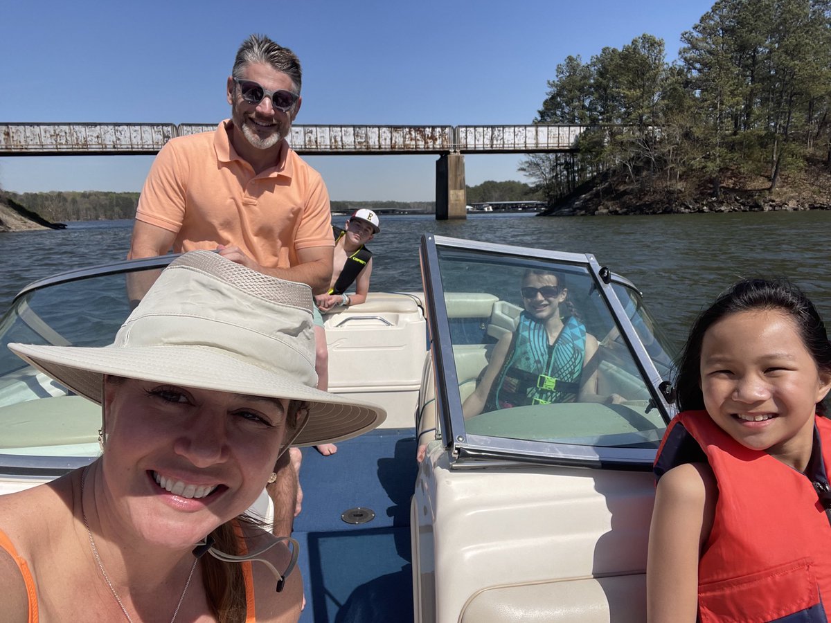 🌞🐟⛴️🏖️🦦🪿🦅🌞#SpringBreak #Boating #LakeAllatoona #RedTopMountain