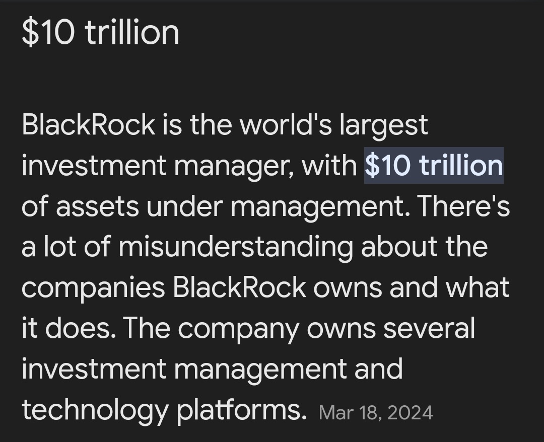 I'm just gonna leave this here! #bitcoin market Cap $1.4 T  #blackrock