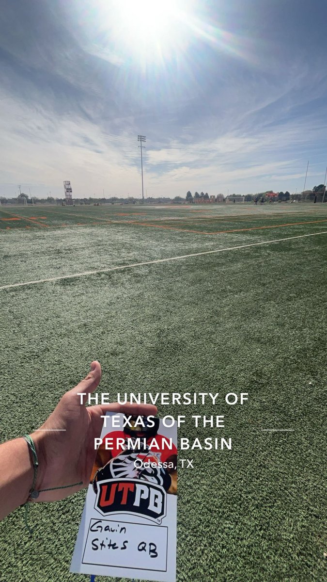 Had a great time and talks with the coaches at UTPB JUNIOR DAY, thank you <a href="/CoachLusby/">Coach Lusby</a> and the UTPB staff for the hospitality <a href="/CoachJackson84/">Jeff Jackson</a> <a href="/FriscoMemo_FB/">Frisco Memorial Football</a> <a href="/FMHSRecruits/">Memorial Football Recruiting</a>