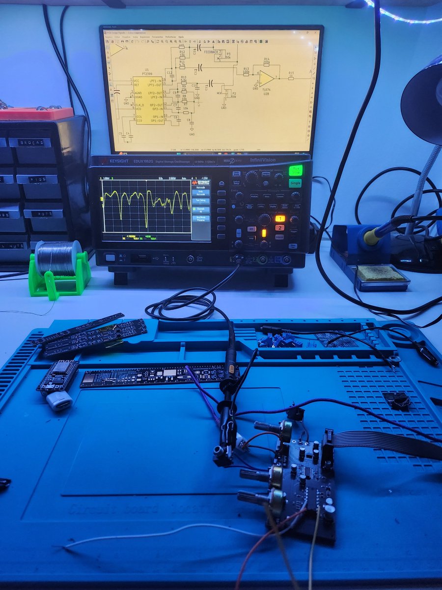 uhzelectronics's tweet image. PT2399 module in progress #synthdiy #eurorack #modularsynth #hardware #electronics