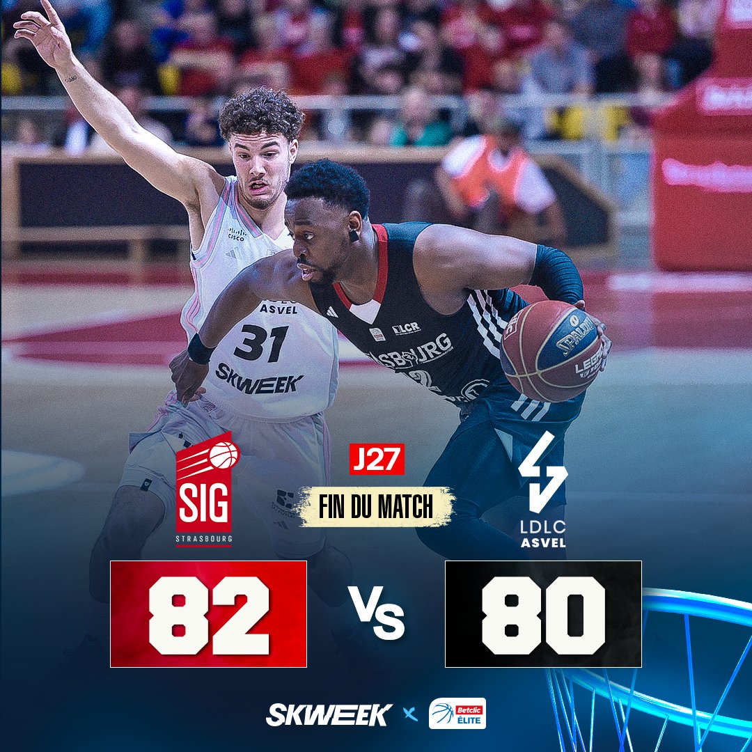 BORIS DALLO ET SON ÉQUIPE TUENT L'ASVEL À LA DERNIÈRE SECONDE 🚨 @sigstrasbourg x @LNBofficiel