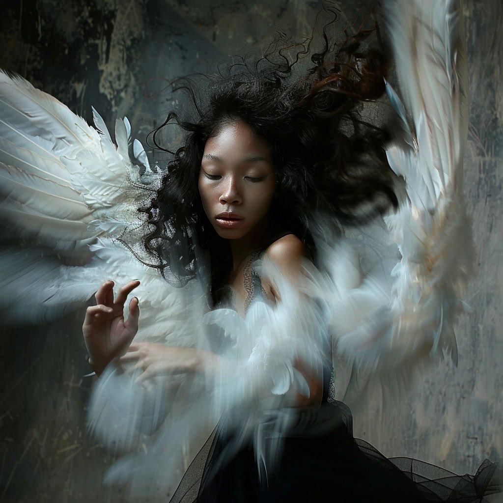 Nate_Midnite's tweet photo. Angels Dance

#midjourney #aiart #angels #dance https://t.co/iY2EYJMYcd