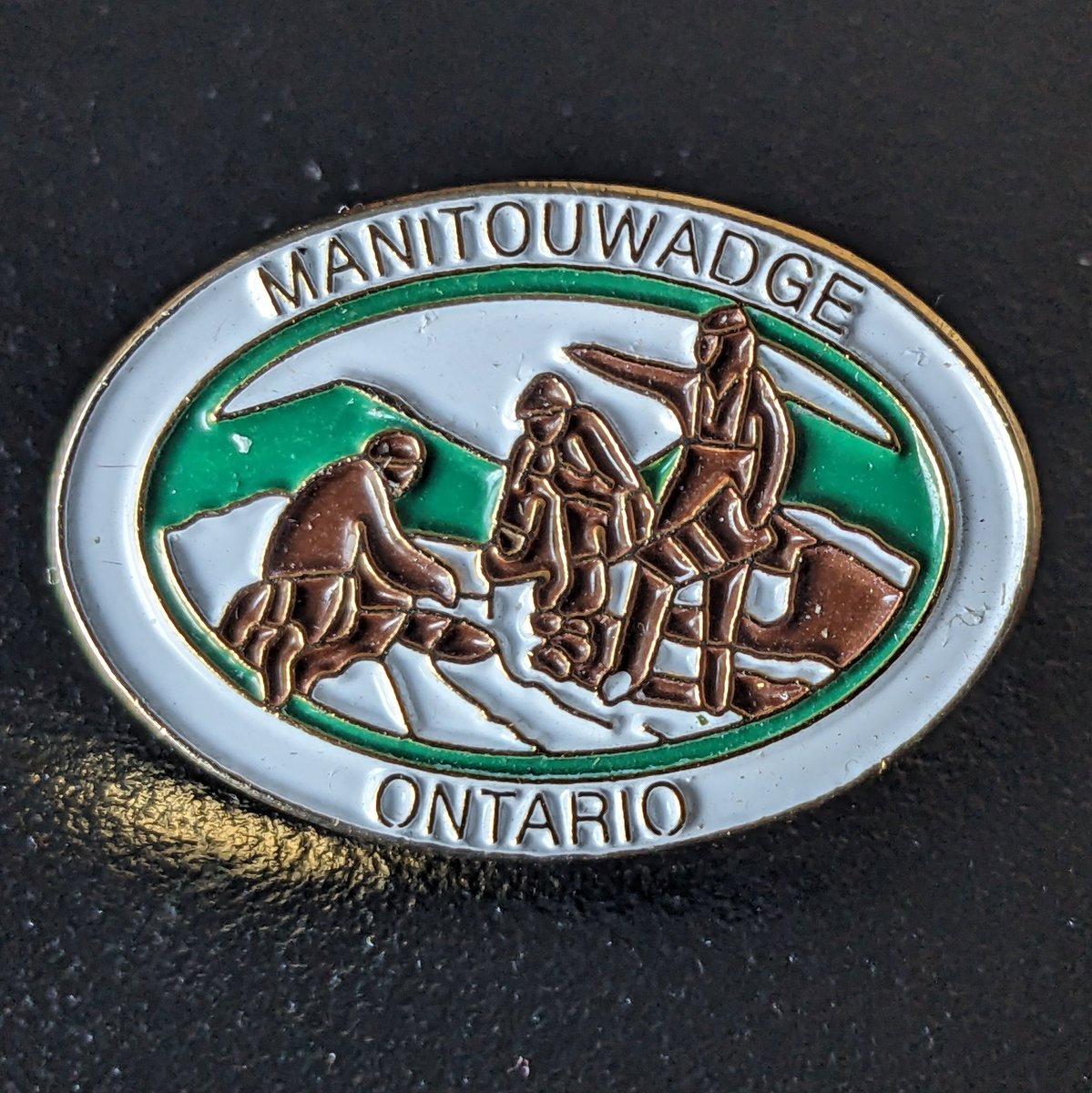 Manitouwadge comes from the Ojibwa for “cave of the great spirit”. The three prospectors on the logo are Roy Barker, Bill Dawd, and Jack Forster who found mineral deposits in the area.

#PinQuestON #onmuni #ontario #canada #onheritage #placenames #manitouwadge @Manitouwadge