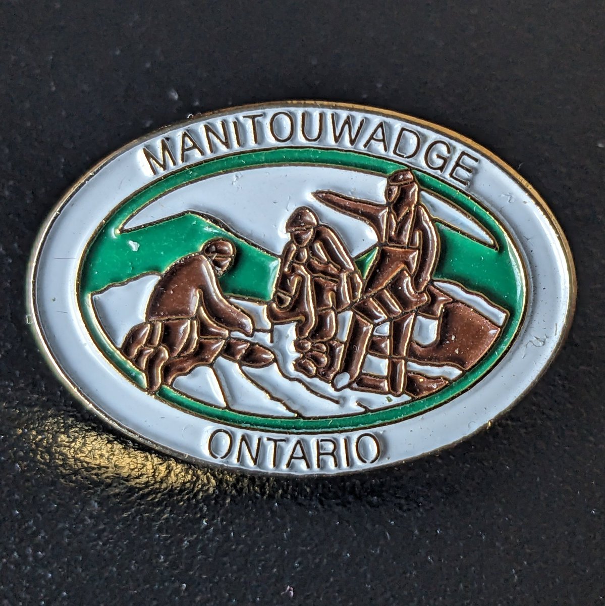 Manitouwadge comes from the Ojibwa for “cave of the great spirit”. The three prospectors on the logo are Roy Barker, Bill Dawd, and Jack Forster who found mineral deposits in the area.

#PinQuestON #onmuni #ontario #canada #onheritage #placenames #manitouwadge <a href="/Manitouwadge/">Manitouwadge</a>