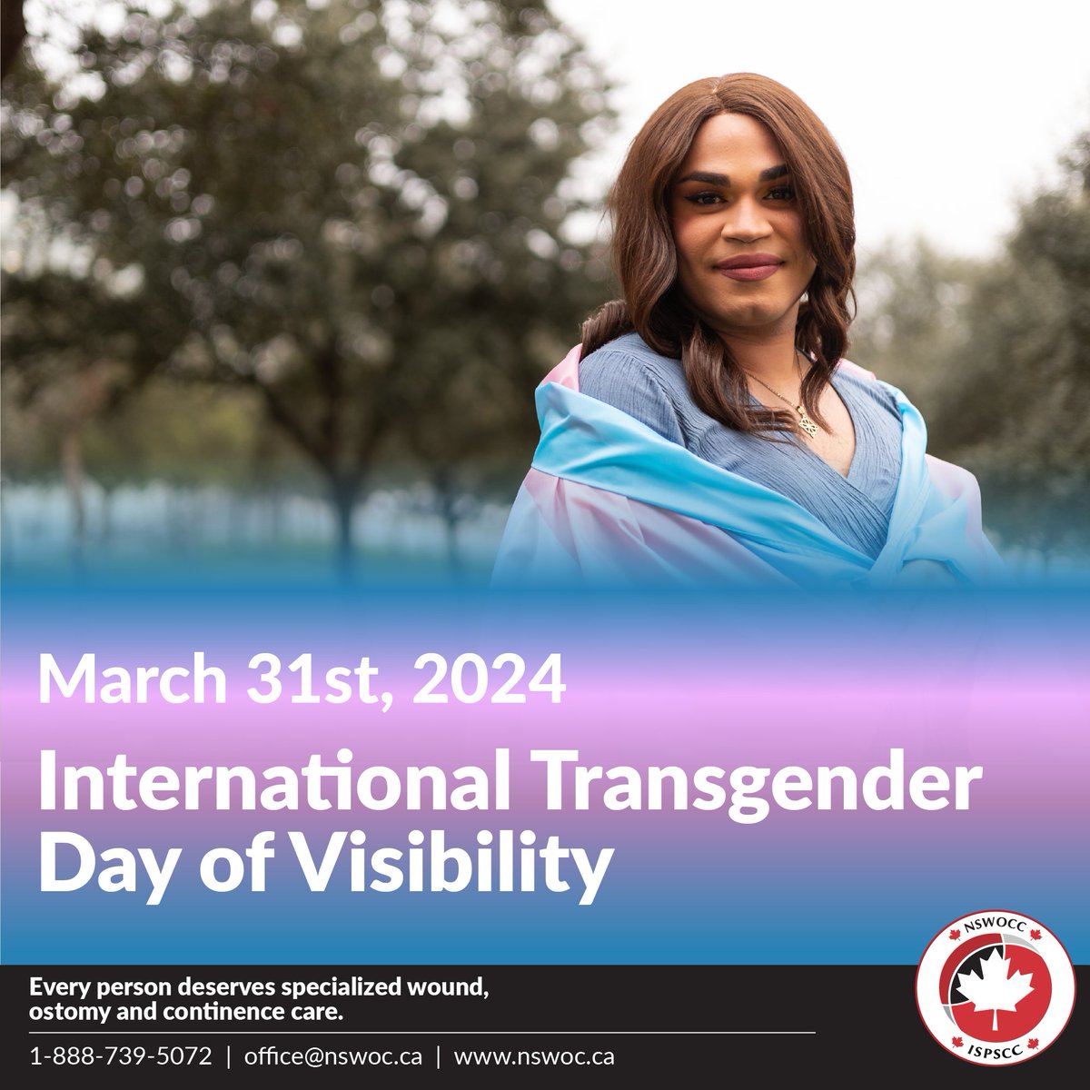As we approach March 31st, we stand together to recognize and celebrate International Transgender Day of Visibility. Learn more at nswoc.ca
