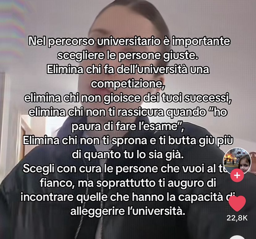 questa cosa così importante.