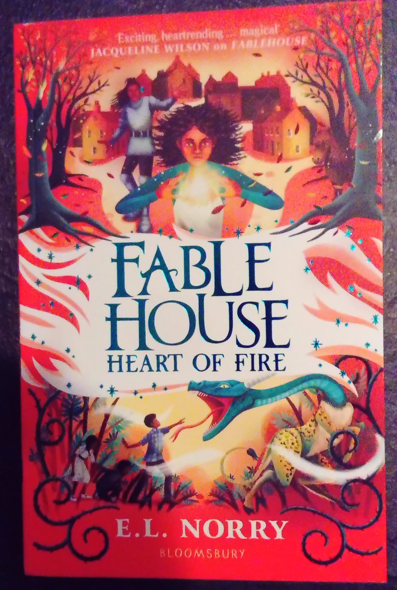 alisonbrumwell's tweet photo. Some lovely late Saturday book post, courtesy of @elnorry_writer @bloomsbury. I was immersed in the #Fablehouse world and can't wait to find out what happens next to Heather and her friends. And, as a devotee of Arthurian legend, Pal is a wonderful creation! https://t.co/7nrcxASgSL
