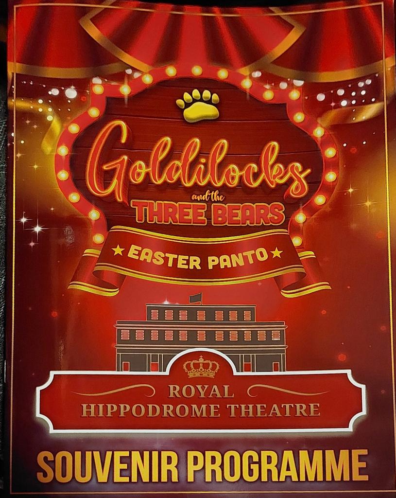 Real treat today, Eastbourne pier in the sunshine, fun rail replacement bus, and a great afternoon @royalhippodrome for an Easter panto with the brilliant @mjbpanto The whole cast had such energy especially @LukeRobertsTV and baby bear Rachel Cantrill.
