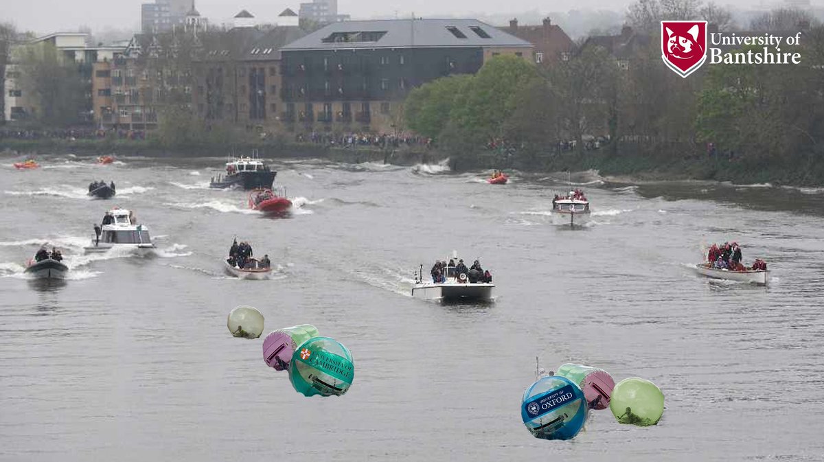 Due to dangerous levels of E. coli in the River Thames, the Boat Race will be replaced with the “Oxford Cambridge Zorb Dash”.