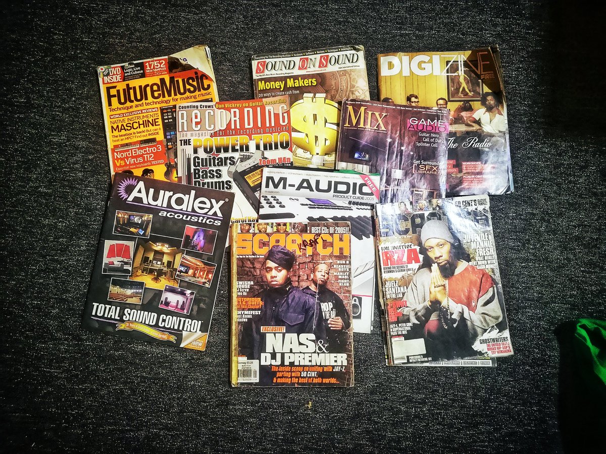 Kraftmatiks's tweet photo. For my audio heads... omo I bought mags back then... still have a few of em... from #scratchmagazine @scratchmag to @RecordingMag to @futuremusicmag ...
Cc @BigfootinURface @TeckZilla108 @Deejay_Klem https://t.co/QFc6txDOhk