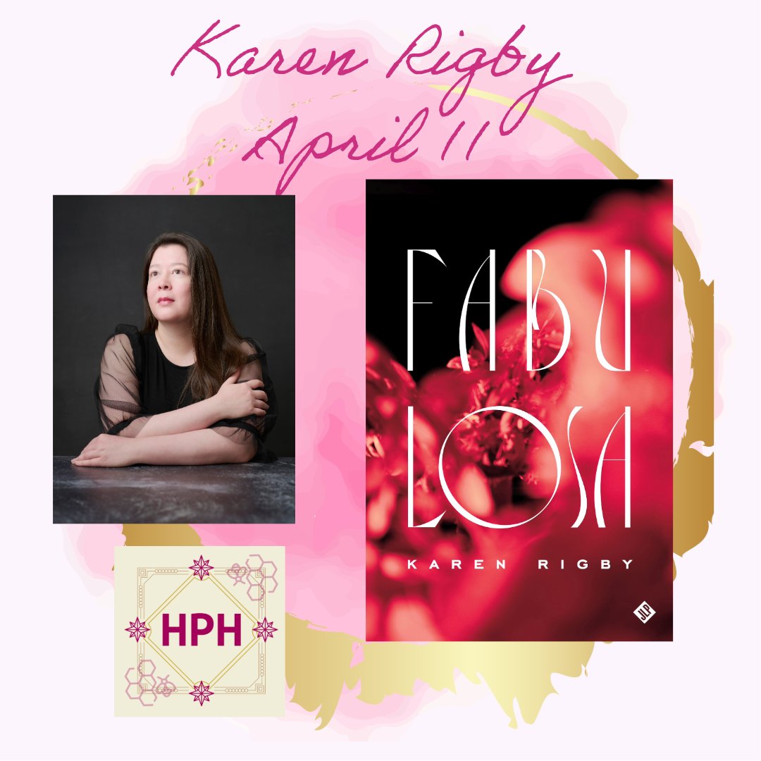 April 11 feature Karen Rigby was born in the Republic of Panama &now lives and writes in Arizona. Her latest poetry book, Fabulosa, is forthcoming from @JacklegPress in June 2024. Her debut poetry book, Chinoiserie was selected by Paul Hoover for a 2011 Sawtooth Poetry Prize.