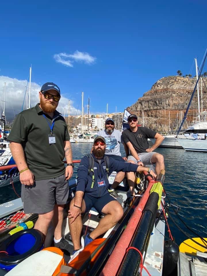 In 2019 our first boat, the Woobie, made her second crossing of the Atlantic carrying Luke, John, Carl and Evan to a new record in her class. She also wore the perfect number for the mission. #turn22to0 #veterans #PTSDhealing #endthestigma #mentalhealth
