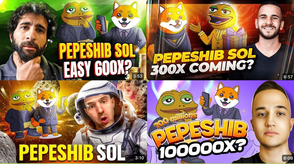 LAUNCH OF THE DAY in 12 minutes 🚀
HODL YOUR PRESALE 🔥 $SHIBA $PEPE $PEPESHIB #sol 

CA: 2ghroHNUb16kHnNQZiytAERukduwoKWMhgZXn3V5uYod